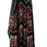 Bailey blue Gold Necklace Collar Sleeveless Tribal Geometric Maximal Dress LG Photo 0