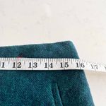 Talbots  Teal Green Dachshund Dog Print Wool Blend Scalloped Pencil Skirt Size 6 Photo 3