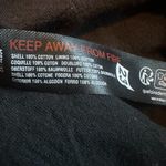 Free People 100% Cotton Black Midi Dress Ruffle Smocked Tie Back Size Small Photo 11