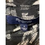 Madewell Black Printed Sleeveless Halter Neck Belted Wrap Romper Jumpsuit Size S Photo 2