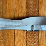 Roxy  Cracked Metallic Silver Belt Photo 4