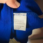 Yumi Kim Mercer Street Button Down Royal Blue Smocked Back Midi Dress size M Photo 4