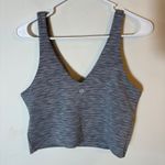 Athleta Transcend V-Neck Crop Bra Top Size Large Photo 3