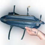 Rowallan of Scotland Genuine Leather in Crocodile Pattern w/ Gold Metal Accents Photo 9