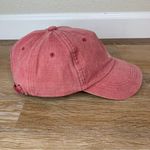 Smile WomenāsāRedāAdjustableāStrapbackāHat Red Photo 4