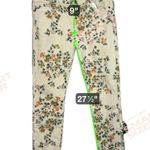 Citizens of Humanity Floral Skinny Pants - Cream and Multicolor Photo 7