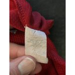 Charlotte Russe  Skirt Womens Medium Red Textured Skater Flare Stretch Made USA Photo 4