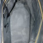 Coach swagger Leather Snake Print Satchel Handbag Adjustable Strap Beige Black Photo 5