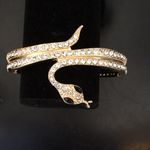 Badgley Mischka  Serpent Snake Bedazzled Bracelet Photo 0