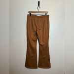 Spanx ‎ Faux Suede Flare Pants in Rich Camel Photo 3