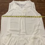 Andthewhy NWT And The Why Sleeveless Mock Neck Blouse Keyhole Back White Size Medium Photo 9