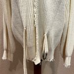 Blue Blush Blush Blush Luna Belted Cream Cardigan Photo 4