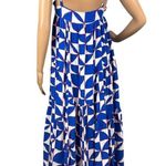 Abel the label  Women's Geometric Print Midi Dress Adjustable Straps Size S Photo 2