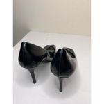 dexflex comfort  Klue Womens Size 6.5 Open Toe Heel Shoes Black Shiny Photo 4
