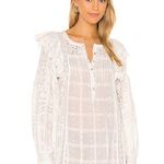 Love Shack Fancy NWT Baxter Long Sleeve Cotton Eyelet Mini Dress Photo 1