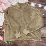 Old Navy  Tan Quarter Zip Sherpa (S) Photo 0