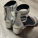 Rebecca Minkoff Ortenne Silver Leather Ankle Strap Sandal Photo 7