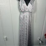 CeCe  Floral Sleeveless Smocked Waist Jumpsuit Size XS EUC Photo 3