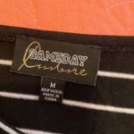 Clemson Gameday Conture Black white tank top pompom womens M Size M Photo 6