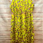 Daisy Fuentes Nwt  High Low Floral Print Pattern Spring Sleeveless Dress XL Photo 1
