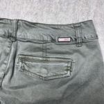 BKE  Olive Green Utility Cuffed Shorts Women's Size 29 Button Fly Cargo Pockets Photo 6
