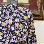 Madewell  Robe Jacket Coverup in Blue Poolside 100% Cotton - Sz S 💛🎀 Photo 7