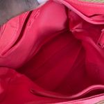 Apt. 9  Curved Shoulder Red Bag With Woven Strap New Without Tags Photo 6