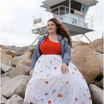 Eloquii New!  red One‎ Shoulder Bodysuit, women's plus size 22/24 Photo 2