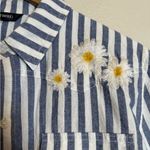 Driftwood  Laura Stripe Button Down Shirt in Daisy Daydream Photo 3