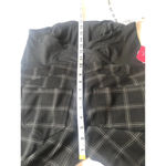 NWT Isabel Maternity Plaid Ponte Pants size medium Black Photo 7