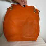 MICHAEL Michael Kors Soft Orange Leather Gold Chain Shoulder/Crossbody/Hand Bag Photo 15