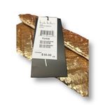 Nicole Miller  Gold Sequin Chevron Crossbody Bag Chain Strap Purse NWT Photo 10