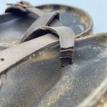 Birkenstock Dark Chocolate Brown Mayari Strappy Leather Cork Sandals Women 38.5 Photo 7