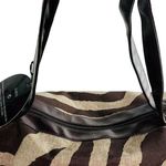 Womens Spring Safari Shoulder Tote Handbag Collapsable Nylon Grocery Bag u Brown Photo 3