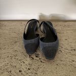 Veronica Beard Cecile Blue & Black Denim Cap-Toe Slingback. Size 6M. MSRP $375 Photo 9
