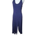 Maeve Anthropologie  Melanie Purple Knit Maxi Dress Size S Small Lace Back Photo 2