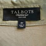Talbots  Petites 4P 3/4 sleeve wide collar cropped swing utility jacket women's Photo 7