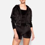 SKIMS  Black Velour Hoodie Jacket 2XL Photo 2