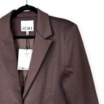 ICHI NWT Java Brown IHKATE SUS Oversized Button Loose Fit Blazer Medium Photo 3