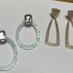 Sugarfix Lot Of 2 Rhinestone Dangle Drop Pierced Earrings 1 By Photo 0