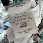 Womens VTG Fritzi CA L Flowy Skirt Midi Pleated Floral Roses Flared Modest White Size L Photo 6