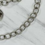 George Washington Coin Charm Chain Belt XS/Small (S) Y2K ✨ Silver Photo 6