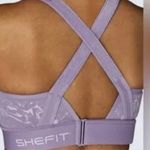 SHEFIT Flex Sports Bra 4Luxe Purple Adjustable Medium Impact Athleisure Workout Size undefined Photo 1