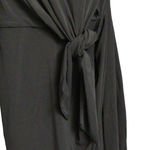 Nookie  Aphrodite One Shoulder Dress Midi Bodycon Black Long Sleeve XS New Photo 2