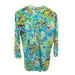 Lilly Pulitzer  Beaded‎ Tunic Top S Bright Tropical Cotton Boho Beach Coverup Photo 4