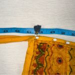 Womens Purse Yellow Handcrafted Banjara Bag Embroidered Tassels Beaded Photo 3