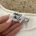 Princess Polly White Crop Top Tee Photo 1