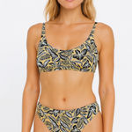 Jordan Emme  Floral‎ Bikini Swimsuit Ruffle Straps Two Piece Set S Photo 0