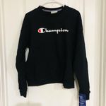 Champion Brand New  Sweatshirt Mens Size Small Black Pullover Long‎ Sleeve Cotton Photo 1