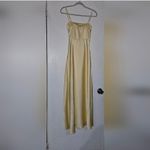 Billy j boutique yellow slit dress Size 6 Photo 2